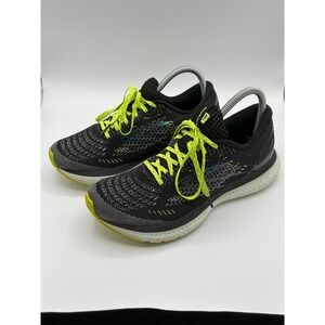Brooks Glycerin 19 Running Shoes Black Neon‎ Yellow Mens 7.5/Women's 9